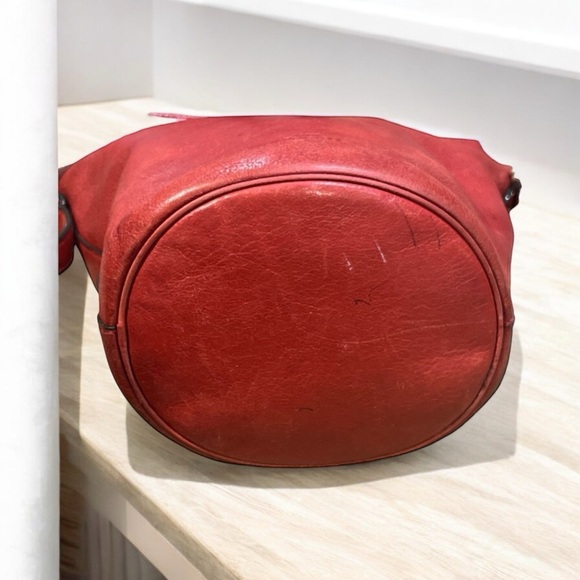 Vintage Coach Leather Crossbody Shoulder Bag. - Picture 7 of 8